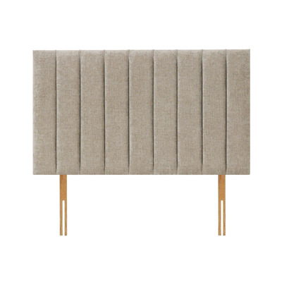 Standard Divan Base with Storage and Headboard Options - 3FT Single 90cm x 190cm / No Drawers / Vertical Lines