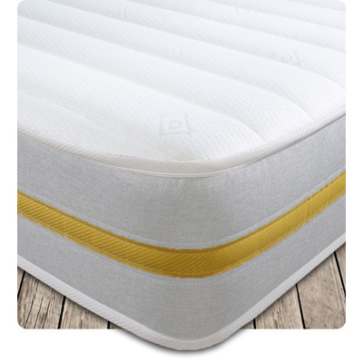 Starlight Beds™ 7.25" Deep Budget Friendly Single Memory Foam with Spring Mattress suitable for everyone - 4ft6 Double Mattress (135cm by 190cm)