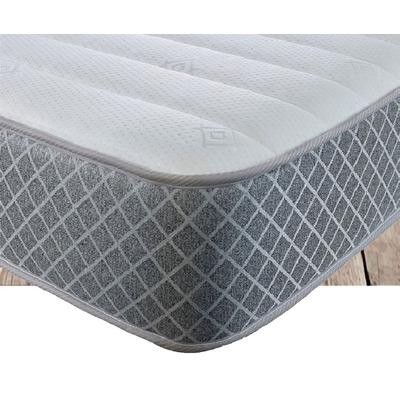 Starlight Beds™ 7" Deep Budget Friendly Classic Straight line design with Cool touch finish Memory foam and Spring Mattress - 4ft Small Double Mattres
