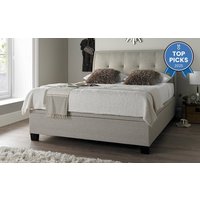 Novo Acerra Ottoman Bed Frame, Double, Slate