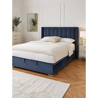The Very Collection New Dakota Velvet End Lift Up Storage Ottoman Bed With Mattress Options (Buy & Save!)