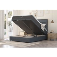 ?MLILY�? Polar 1800 Cool Gel Hybrid Mattress + Ottoman Divan Bed, Marine, End Ottoman, Super King